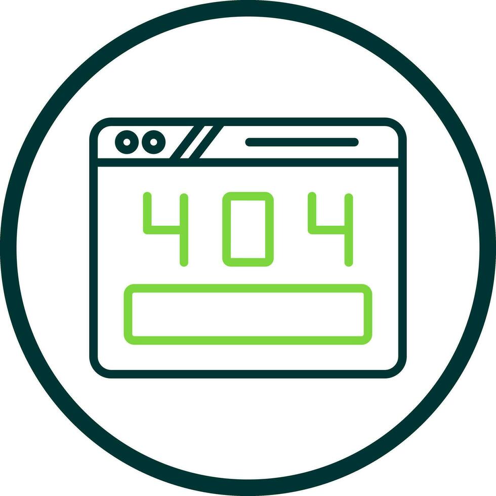 404 Error Vector Icon Design