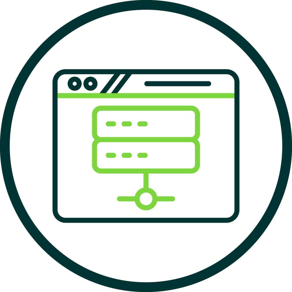Server Vector Icon Design
