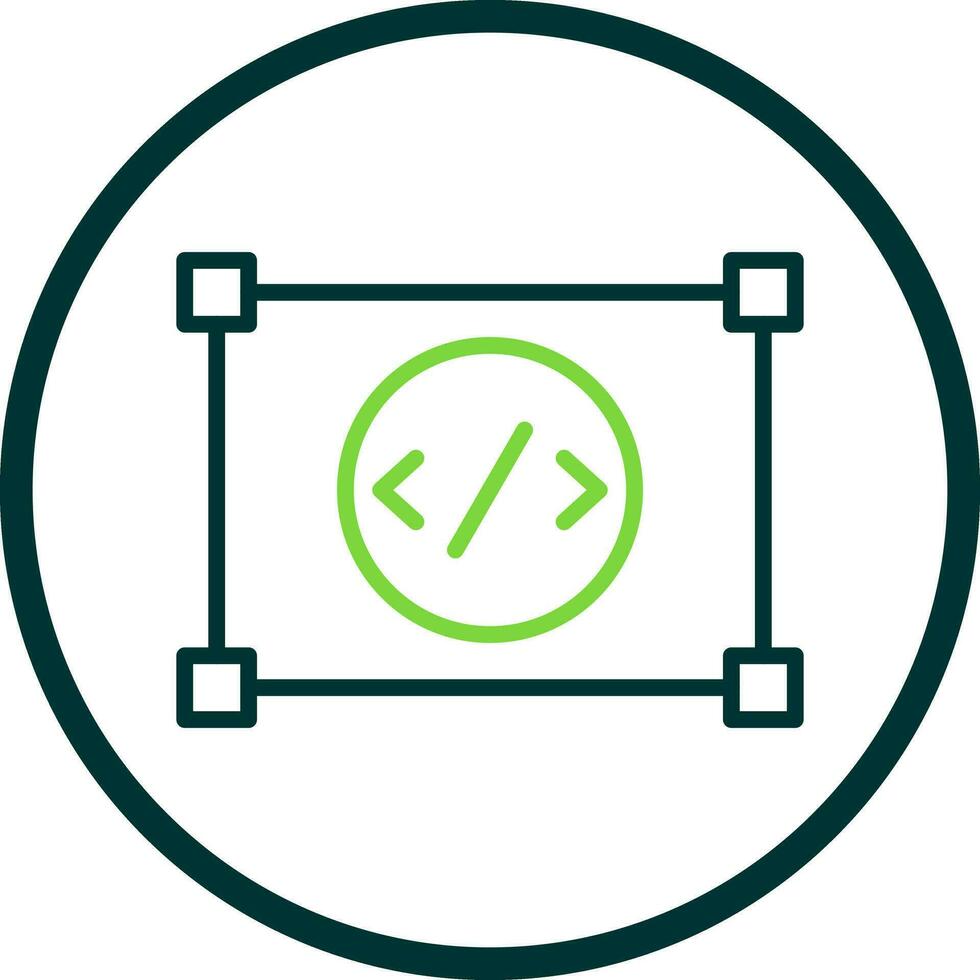 Coding Vector Icon Design