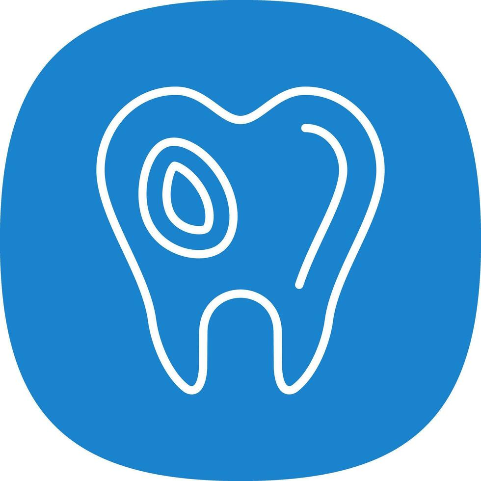 Caries Vector Icon Design