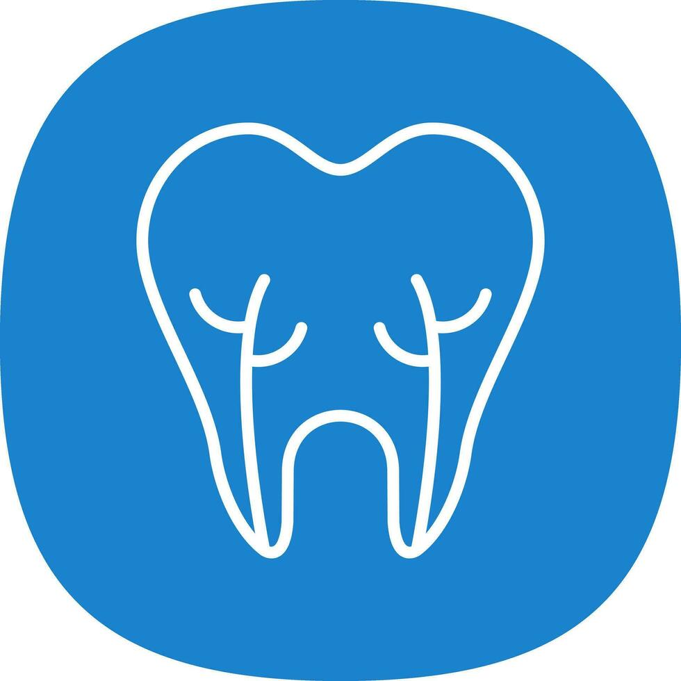 Root Canal Vector Icon Design