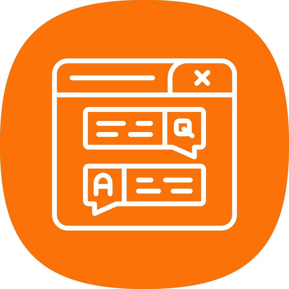 Forum Vector Icon Design