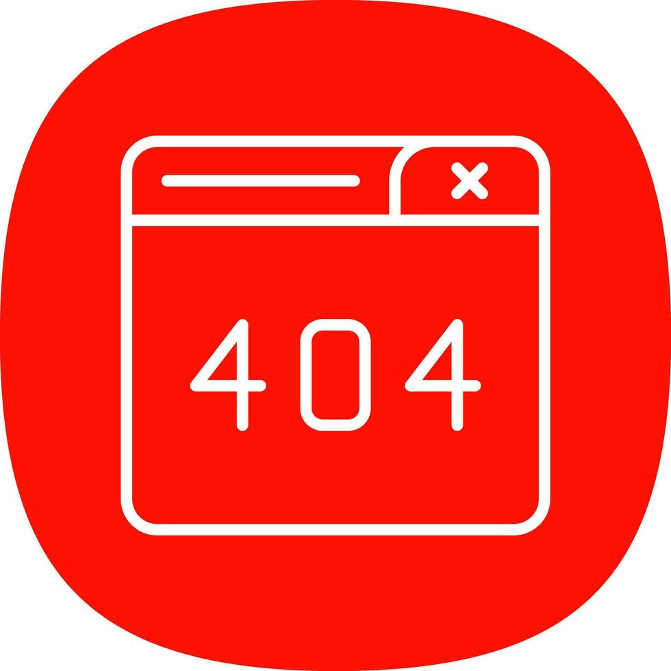 404 Error Vector Icon Design
