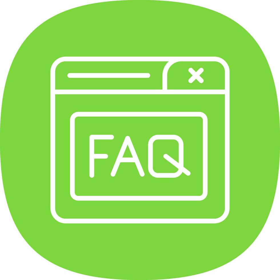 Faq Vector Icon Design