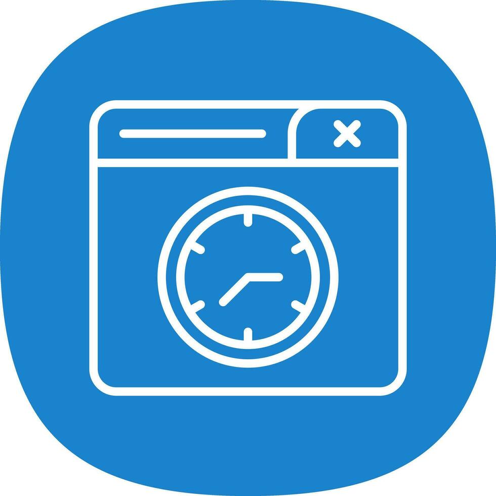 diseño de icono de vector de reloj