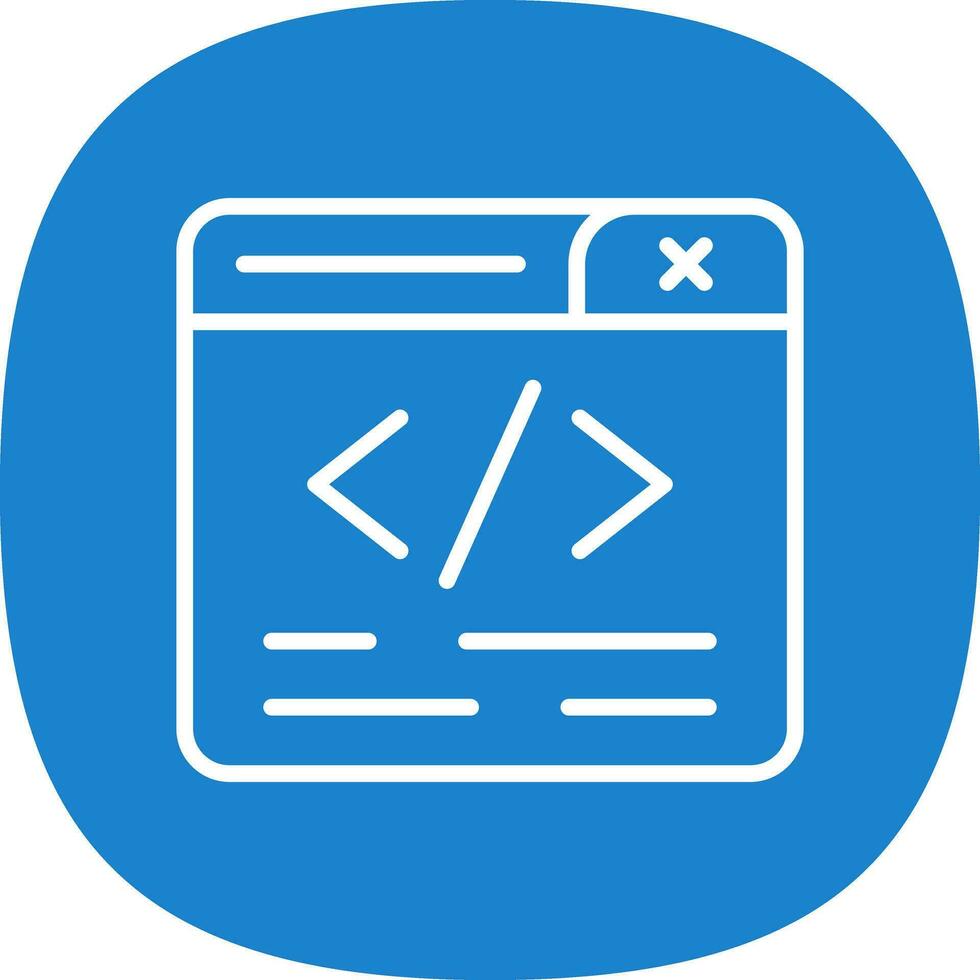 Web Programming Vector Icon Design