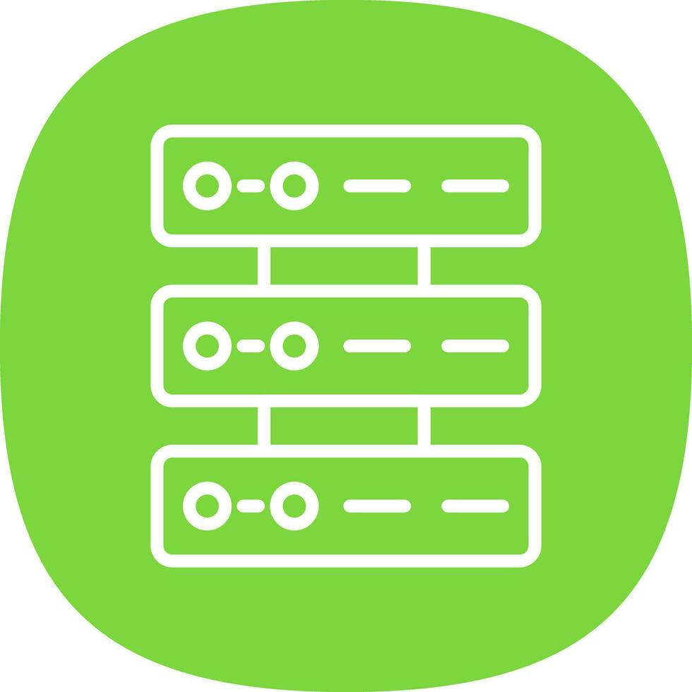 Server Vector Icon Design