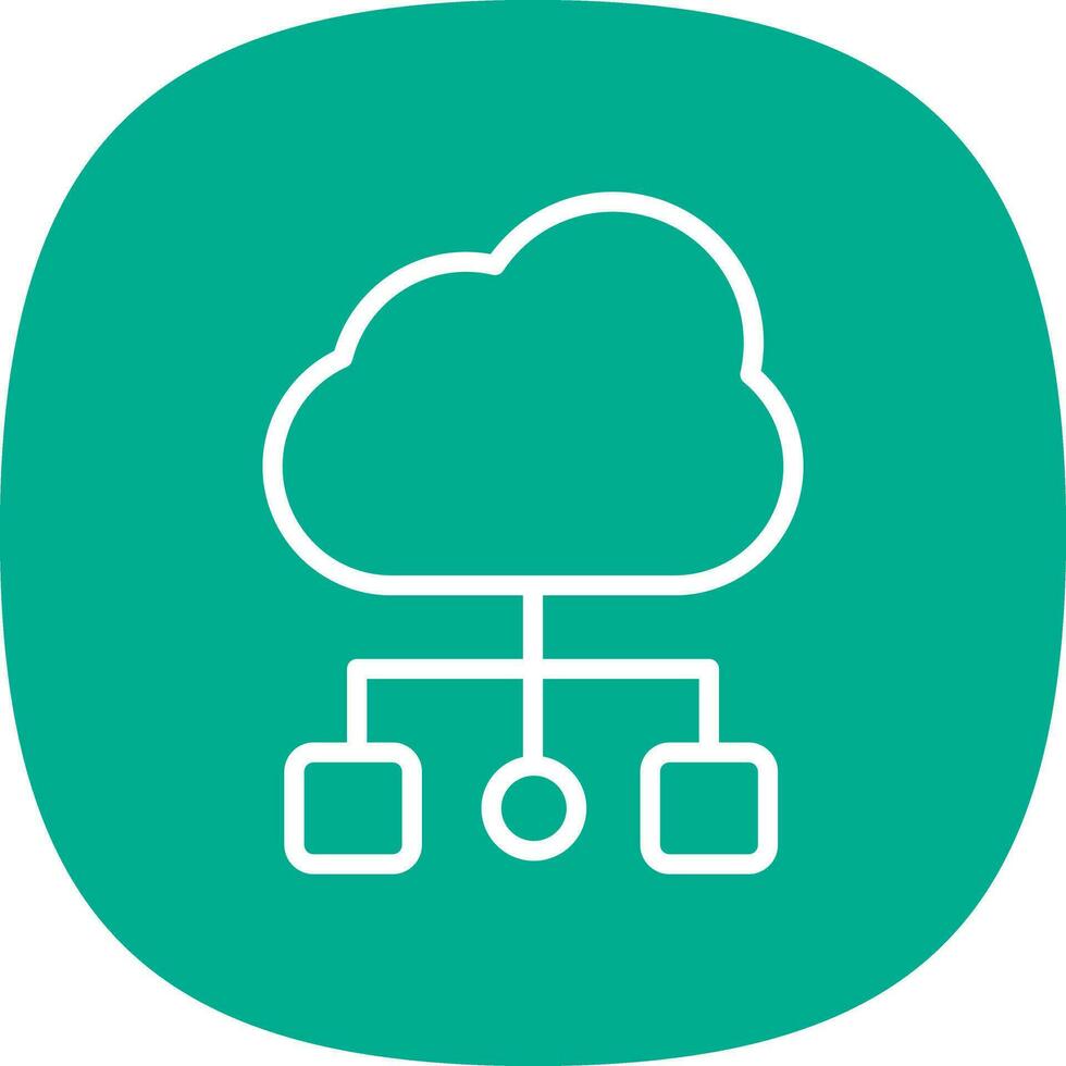 Cloud Computing Vector Icon Design