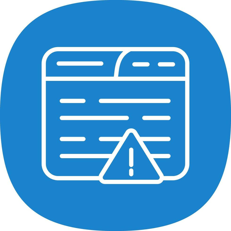 Warning Vector Icon Design