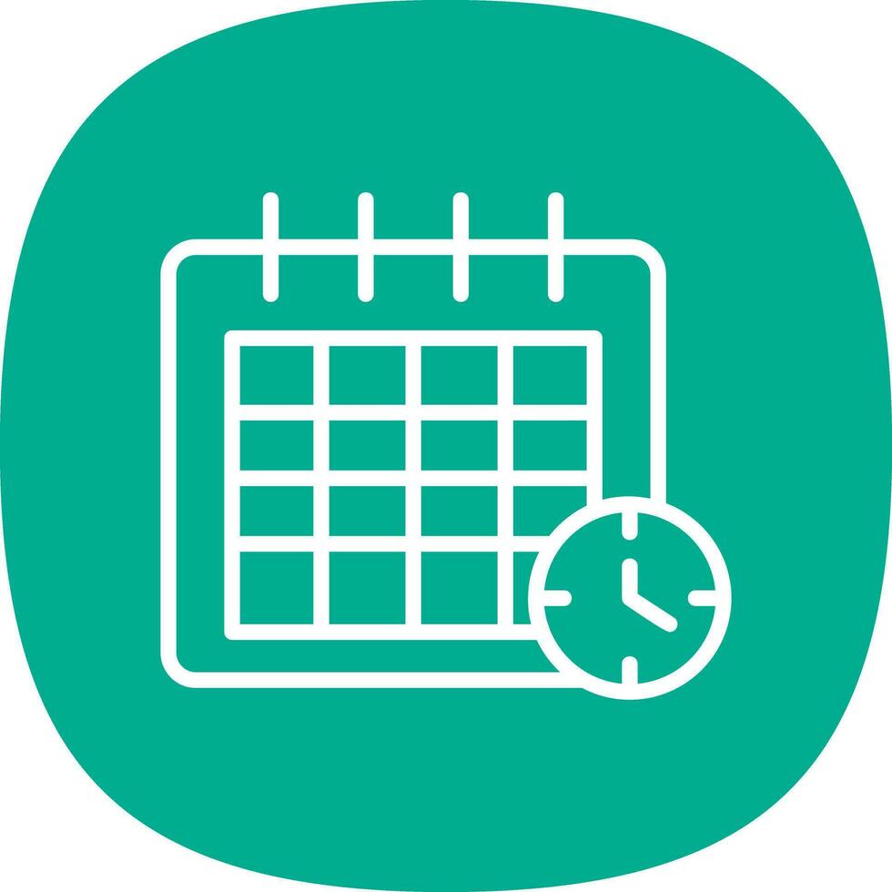 Deadline Vector Icon Design