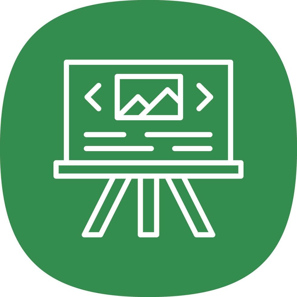 Slide Show Vector Icon Design