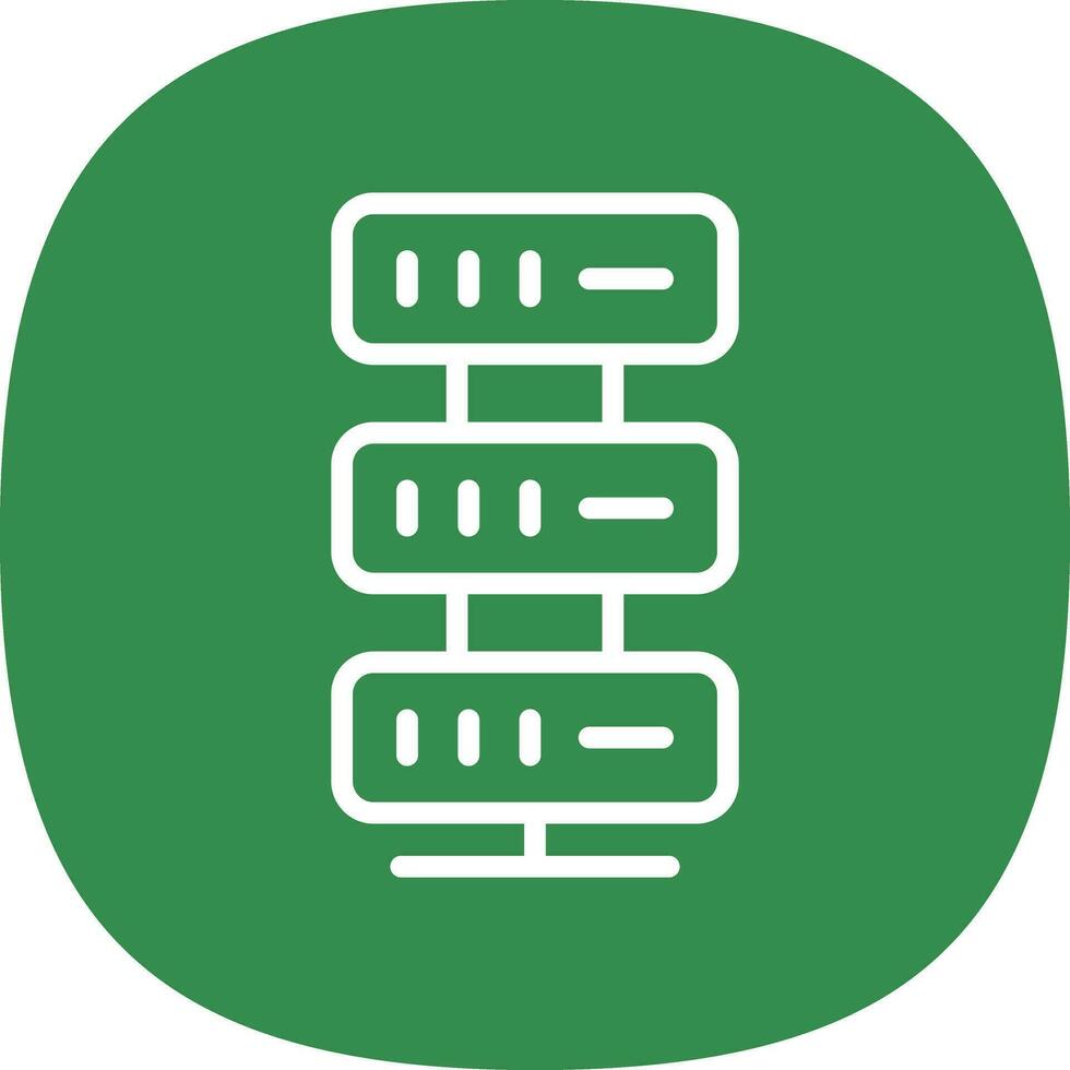 Server Vector Icon Design