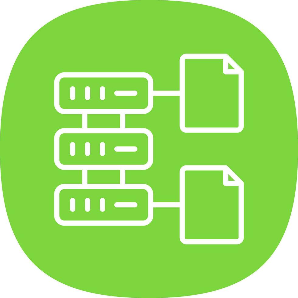 Database File Vector Icon Design