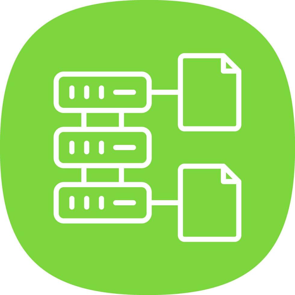 base de datos archivo vector icono diseño