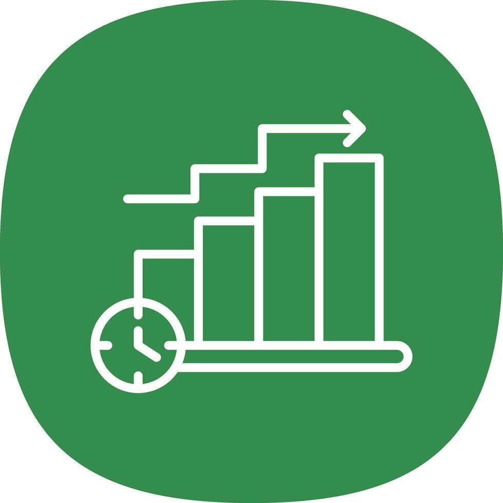 Bar Chart Vector Icon Design