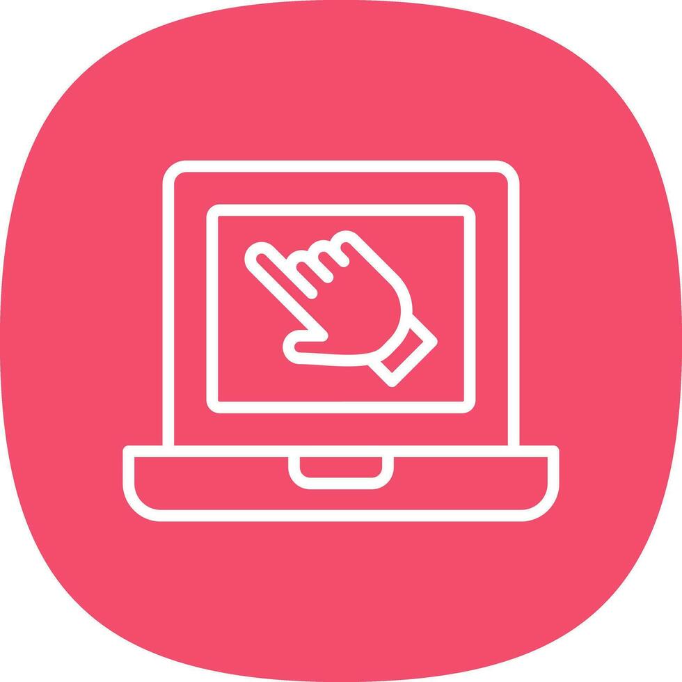 Laptop Vector Icon Design