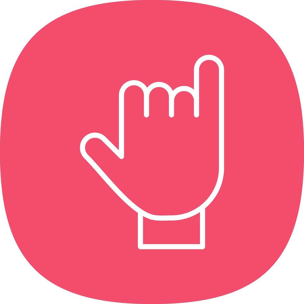 Pinky Swear Vector Icon Design