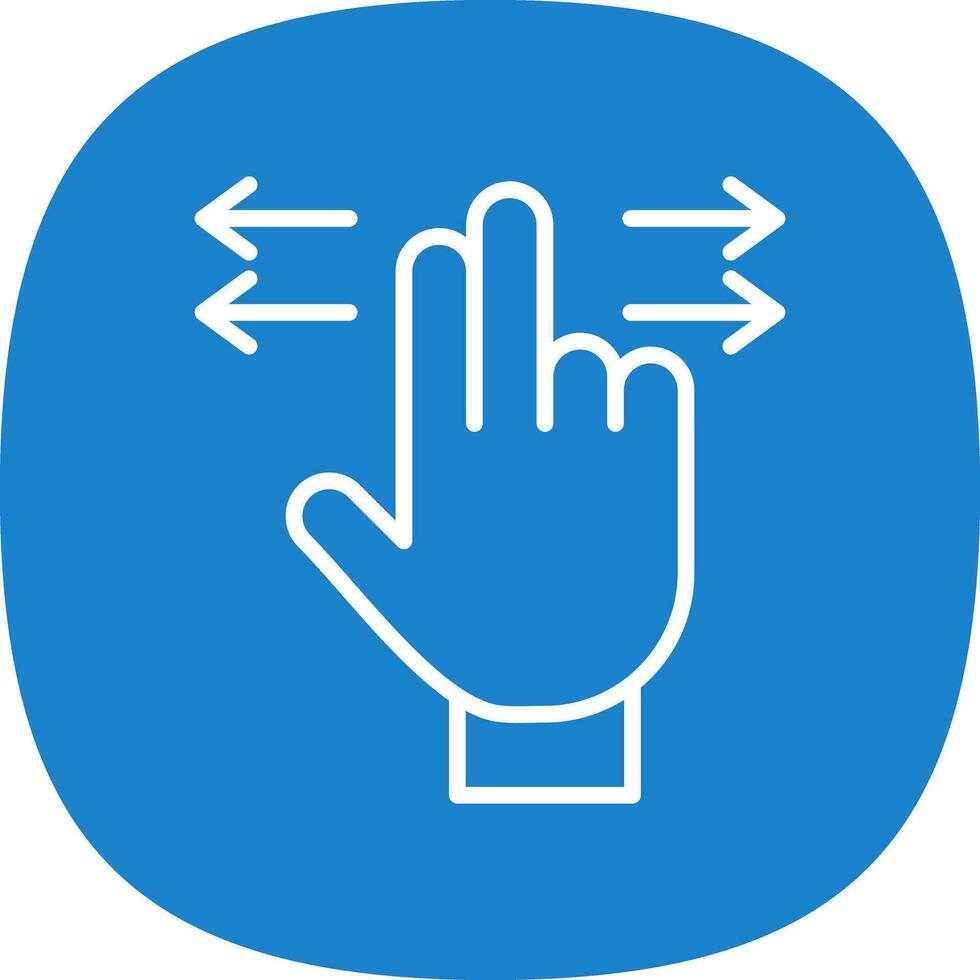 Swipe Vector Icon Design