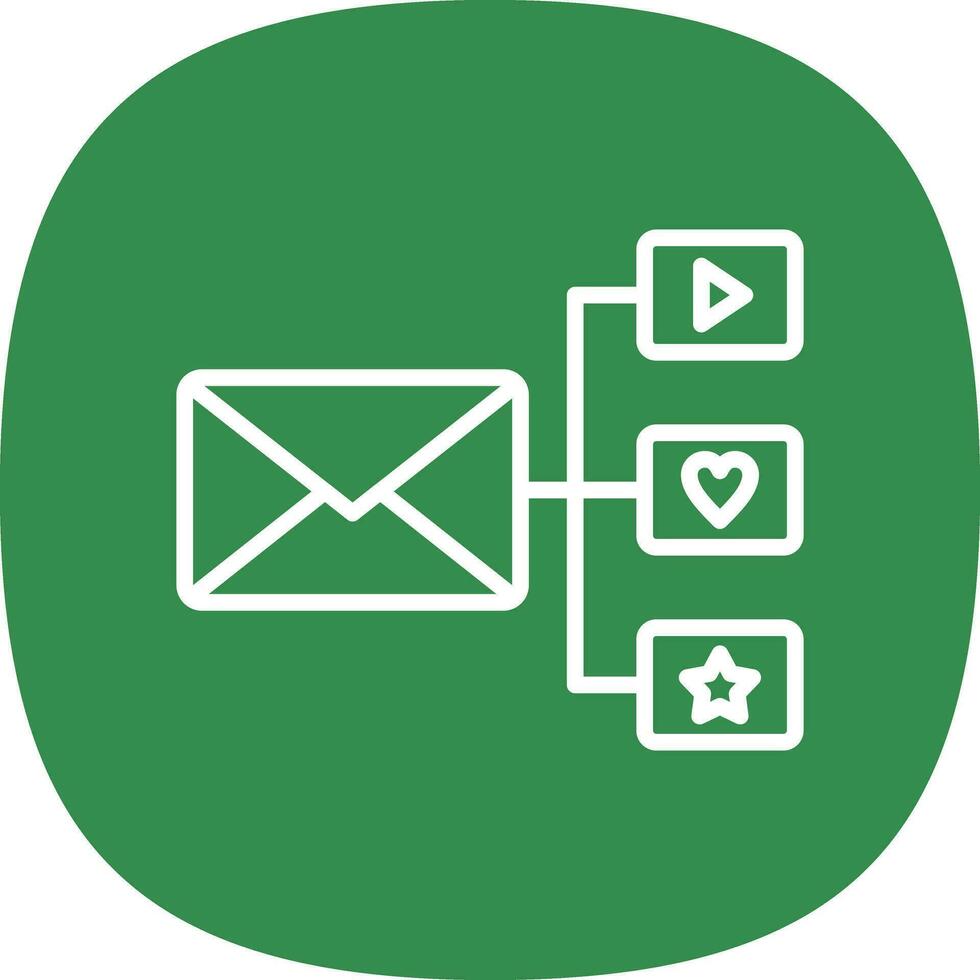 Email Marketing Vector Icon Design