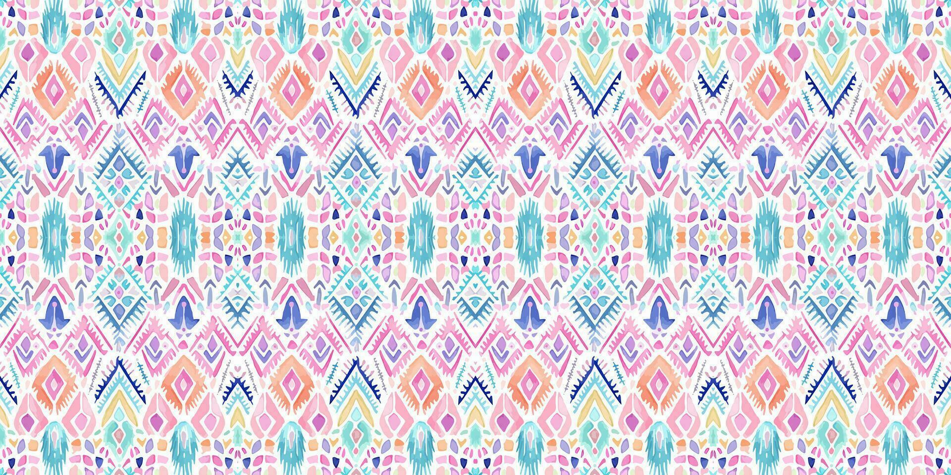 Seamless batik pattern, Seamless floral batik pattern, and Seamless motif pattern resemble ethnic boho, Aztec, and ikat styles. designed for use in satin, wallpaper, fabric, curtain, carpet, Batik vector