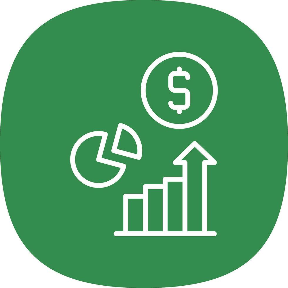 business growth Vector Icon Design