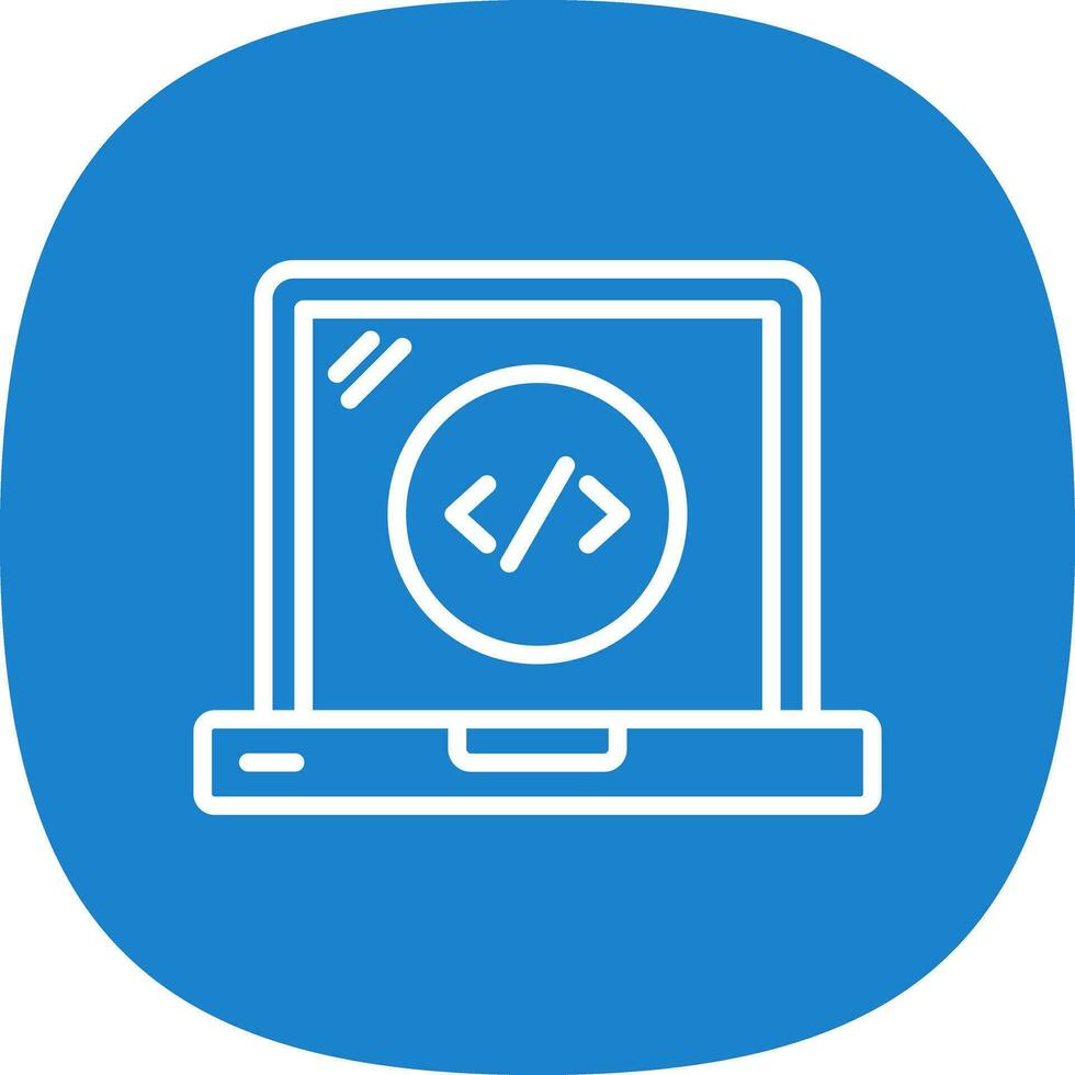 Web Coding Vector Icon Design