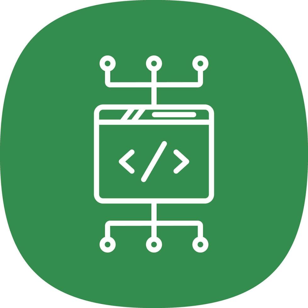 Coding Vector Icon Design