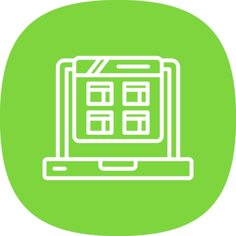 Website Vector Icon Design