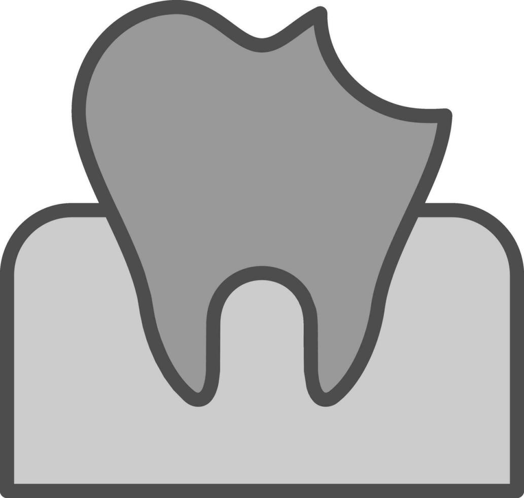 Dental Caries Vector Icon Design