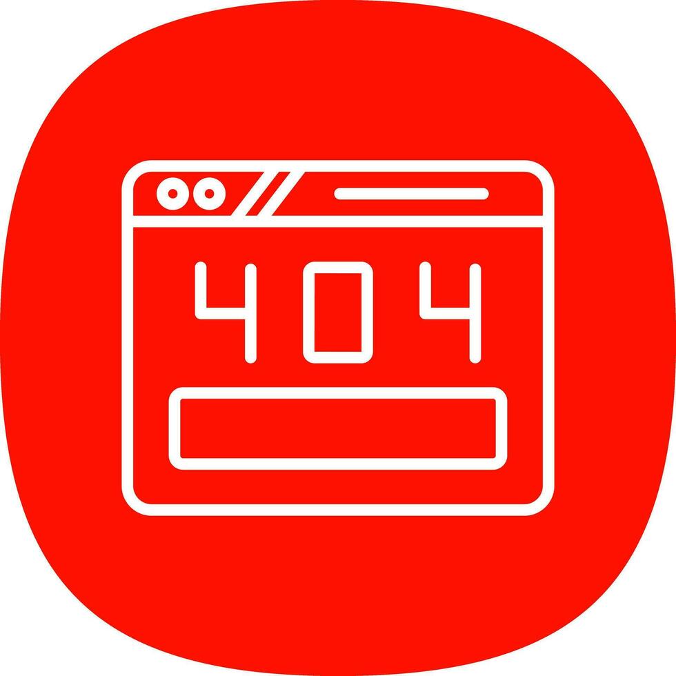 404 Error Vector Icon Design