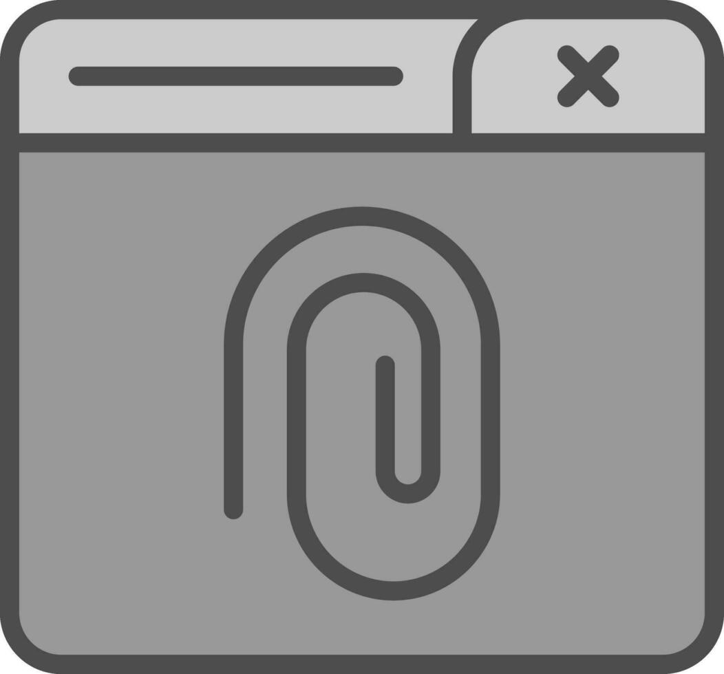 Atachment Vector Icon Design