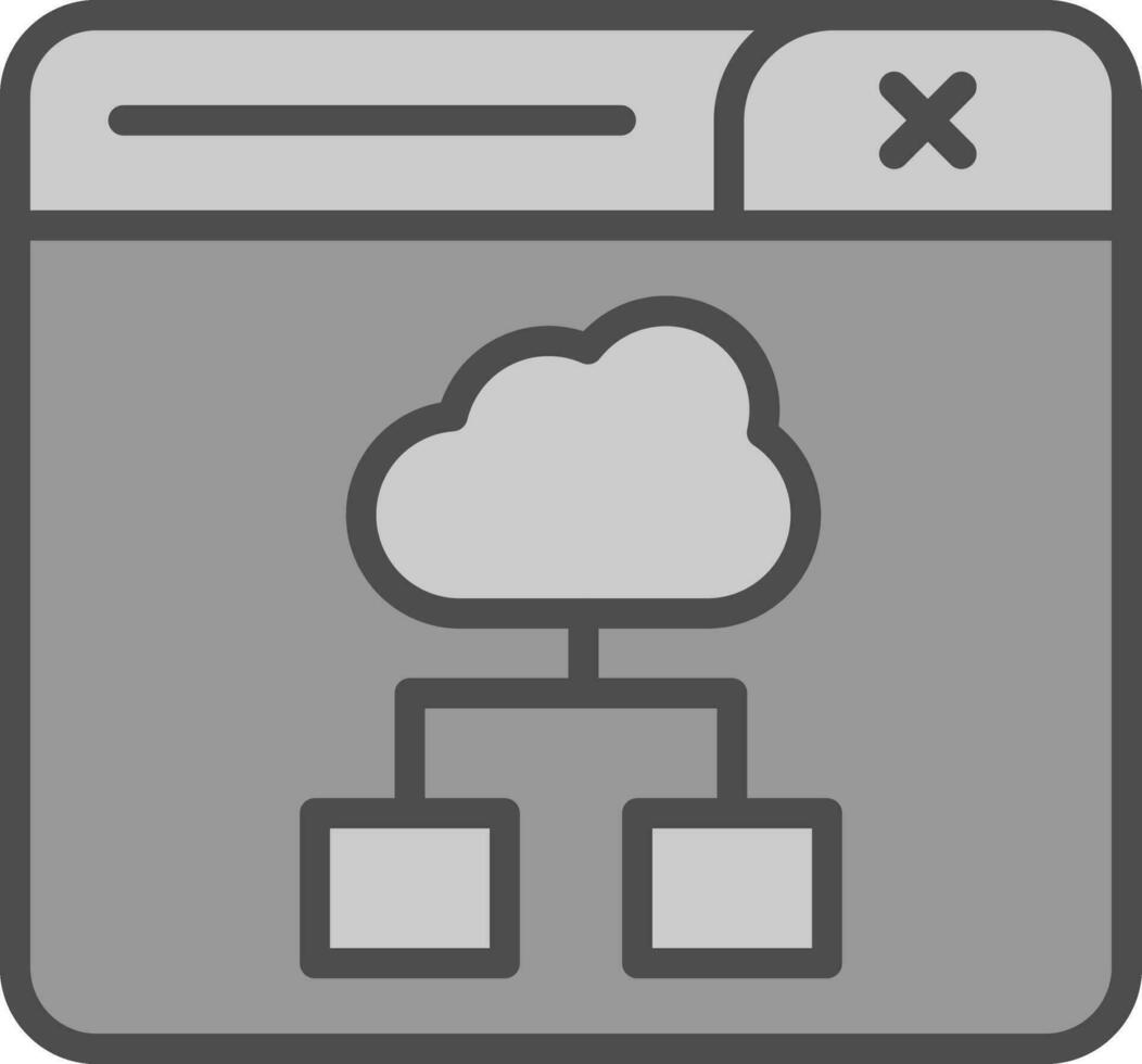 Cloud Computing Vector Icon Design