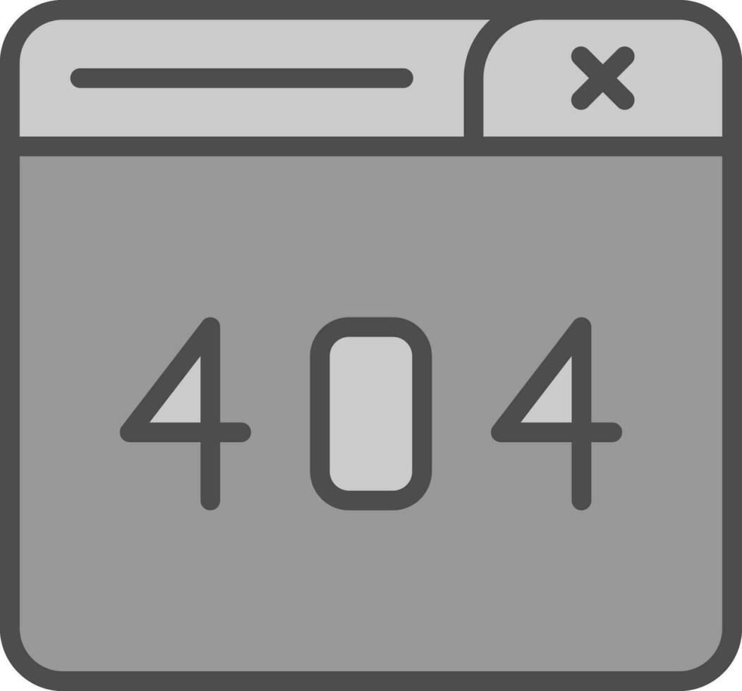 404 Error Vector Icon Design