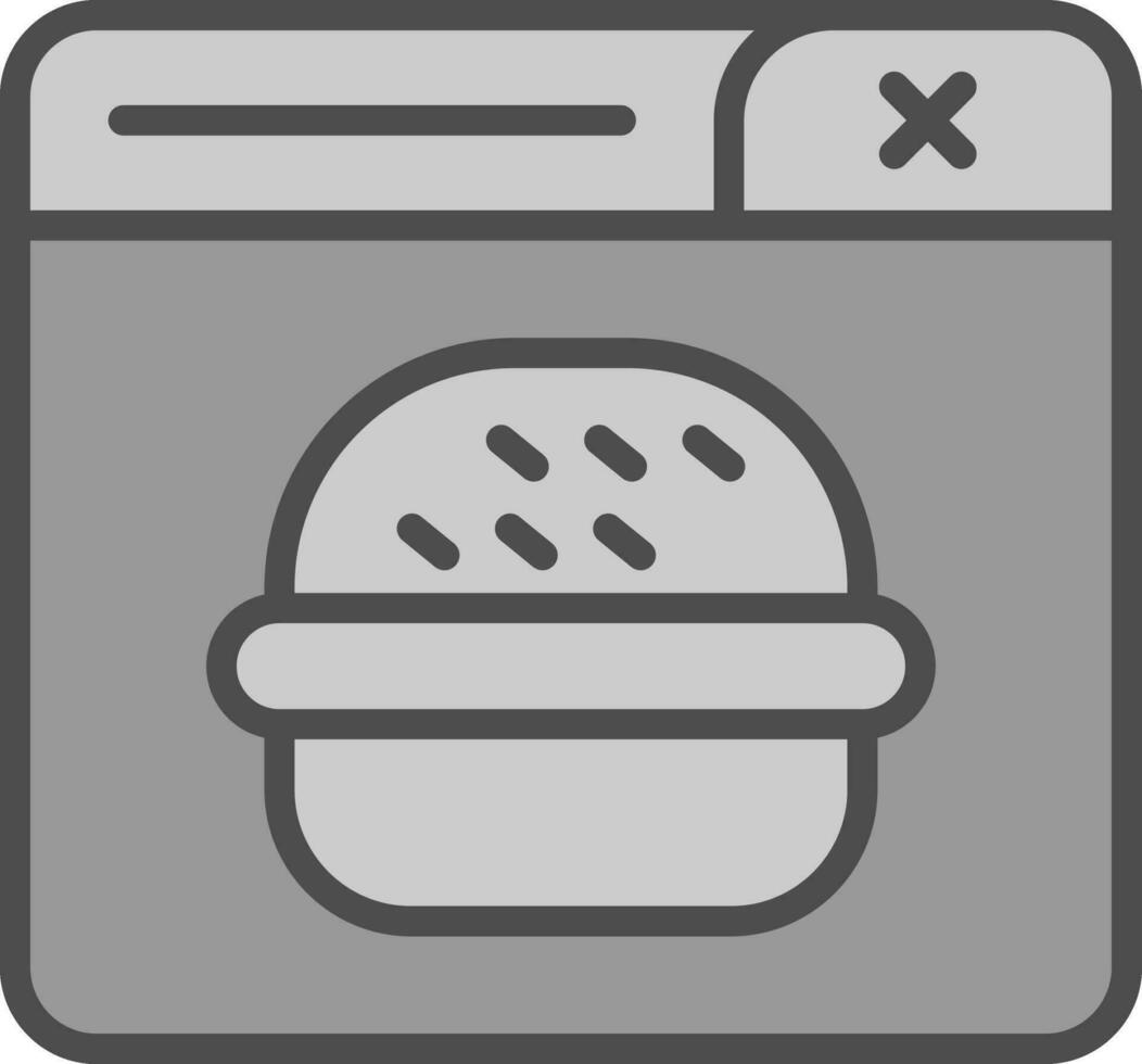 Fast Food Vector Icon Design