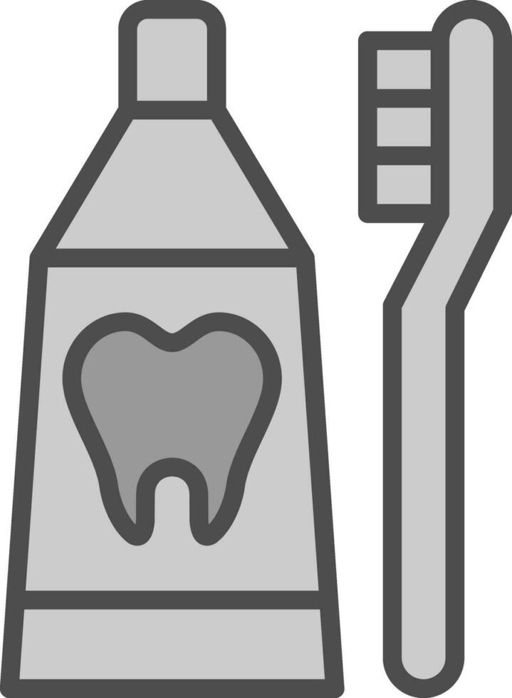 diseño de icono de vector de cepillo de dientes