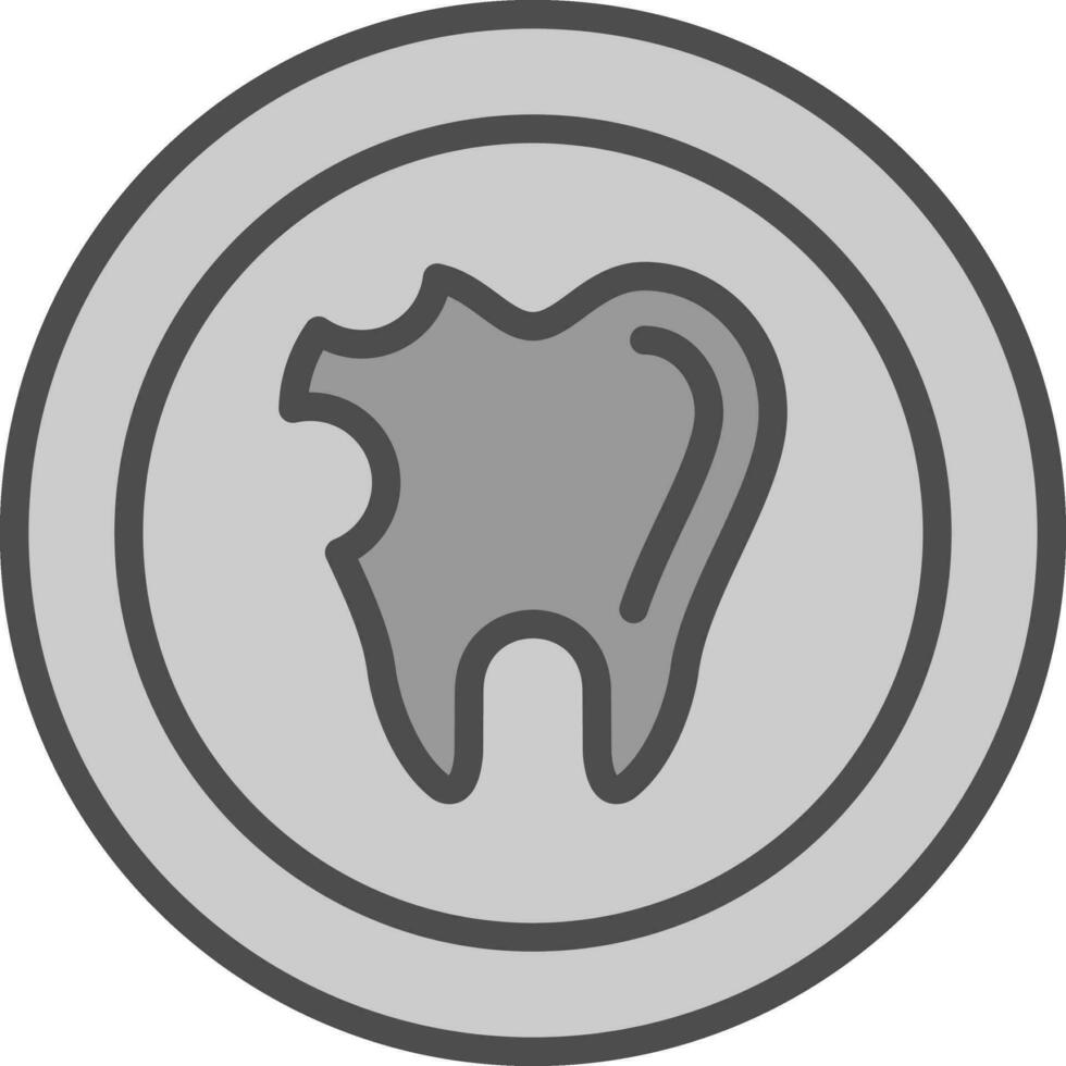 caries vector icono diseño