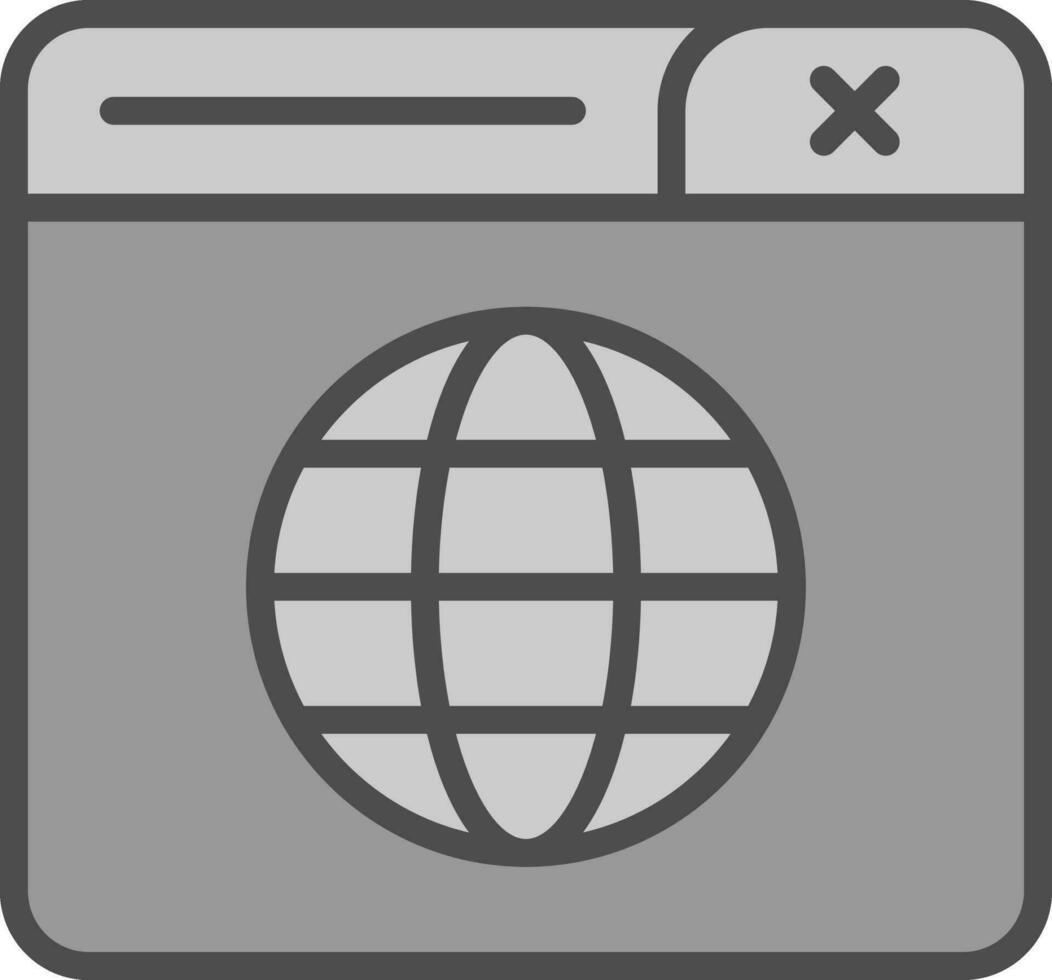 World Wide Web Vector Icon Design