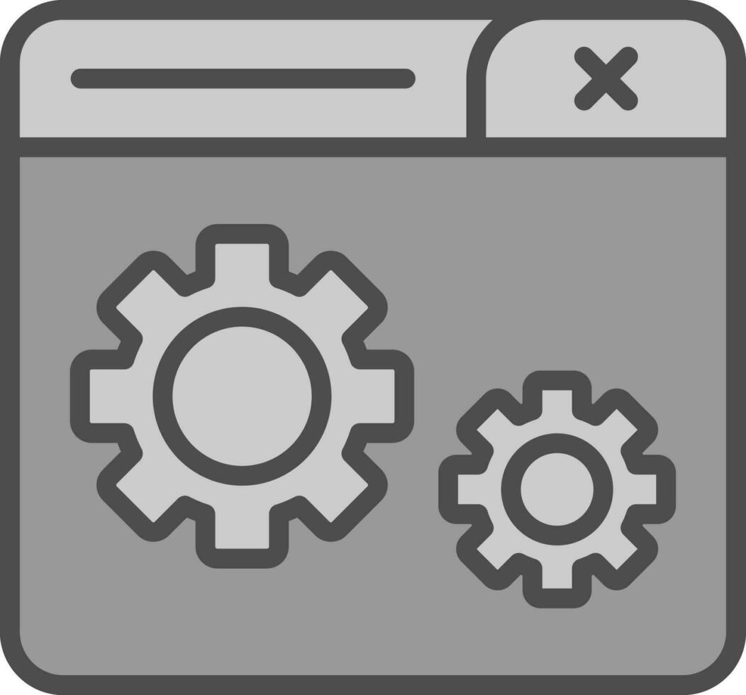 diseño de icono de vector de configuración