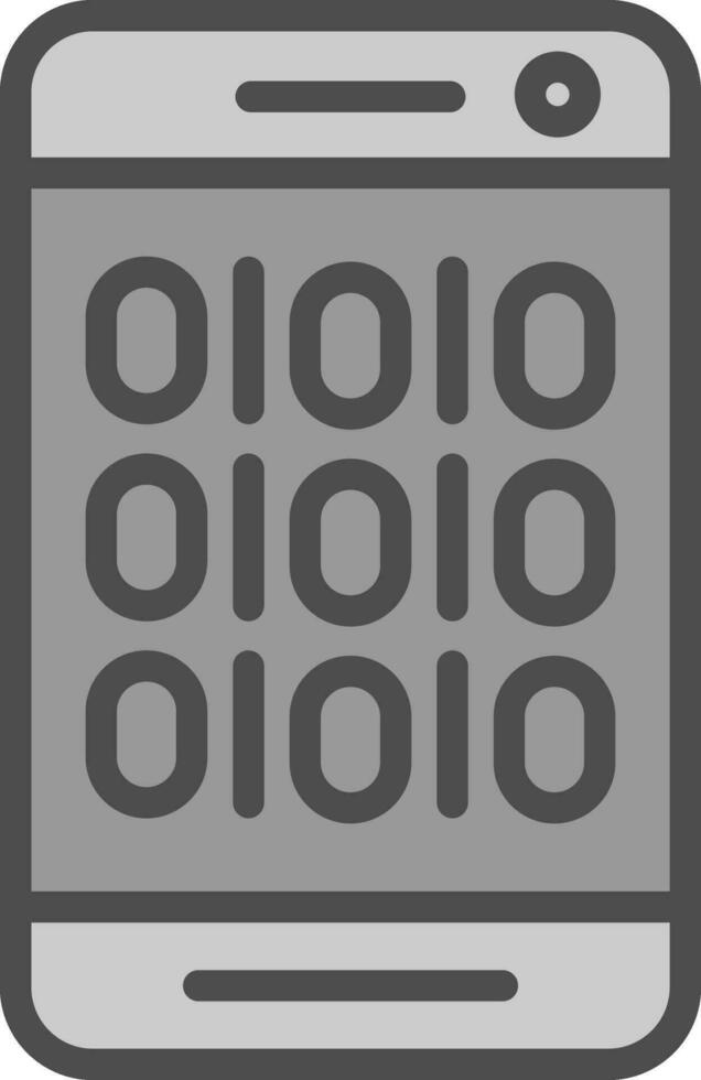 Binary Code Vector Icon Design