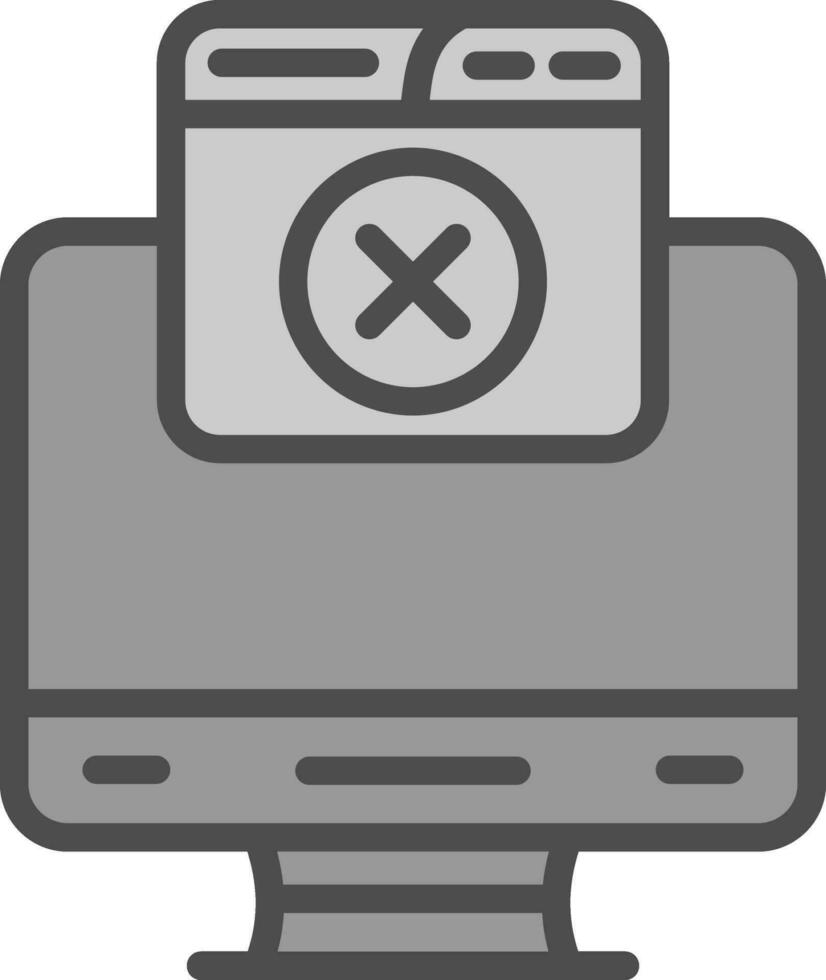 Cancel Vector Icon Design