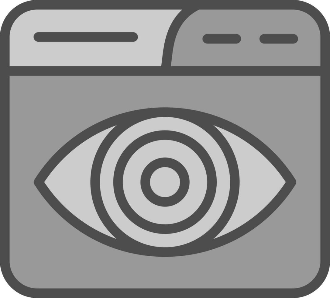 diseño de icono de vector de ojo