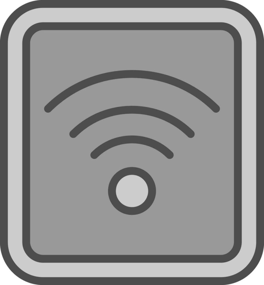 diseño de icono de vector de señal wifi