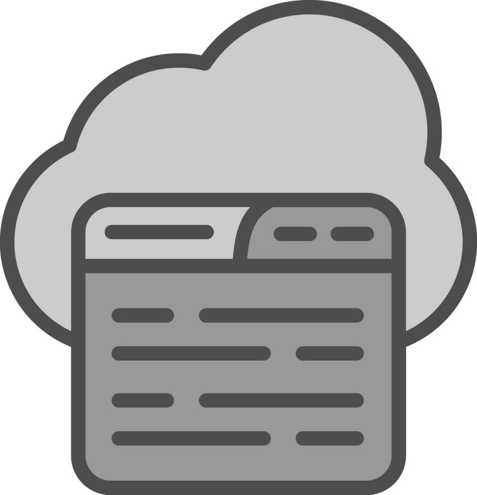 Cloud Vector Icon Design