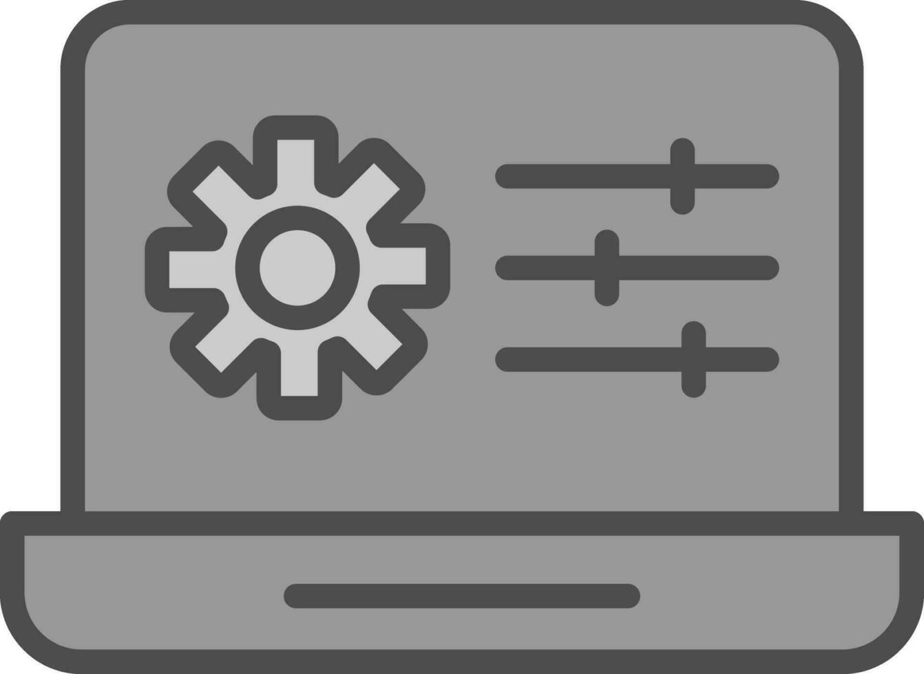 Web Management Vector Icon Design