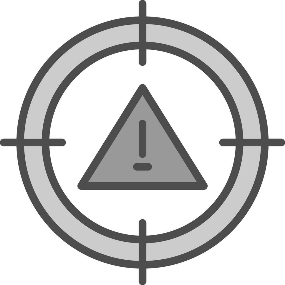 diseño de icono de vector de riesgo