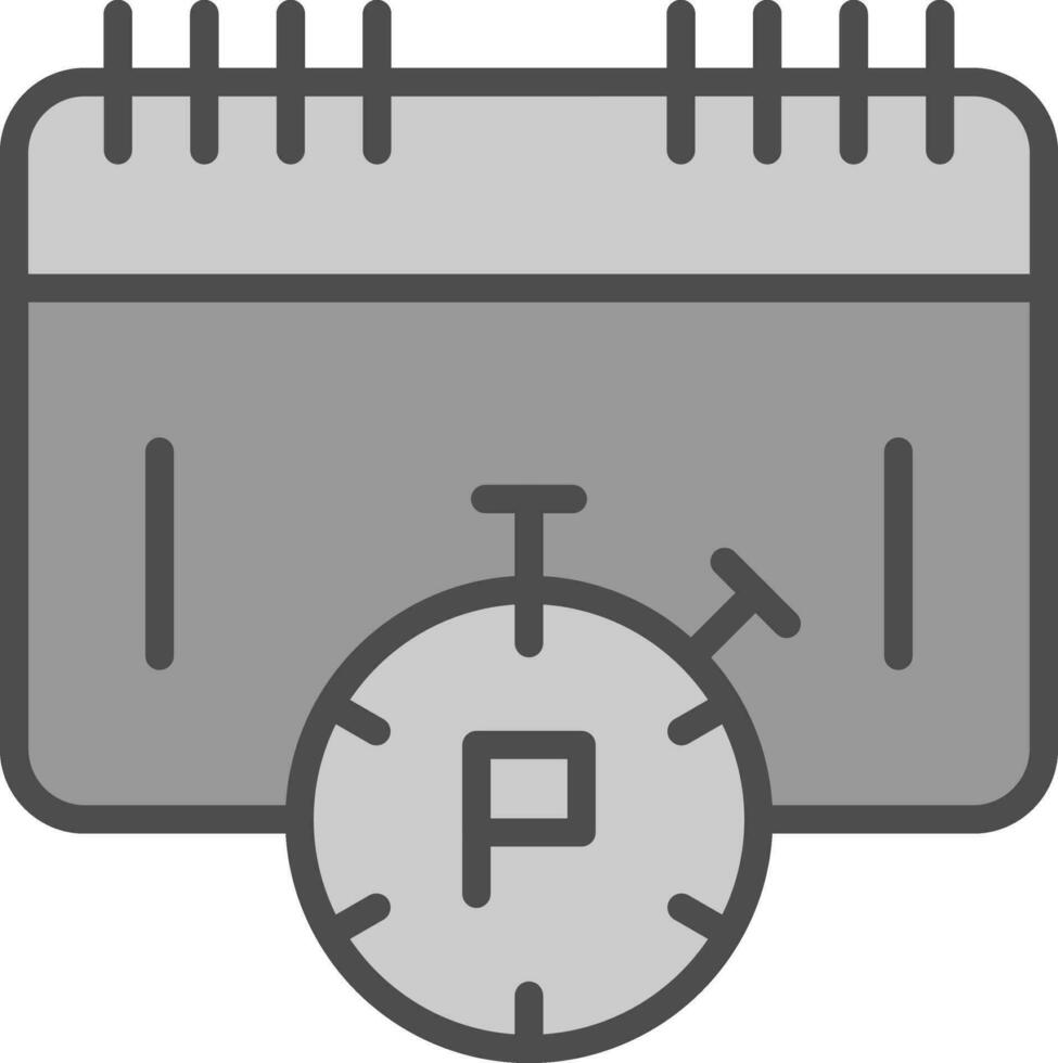 Deadline Vector Icon Design