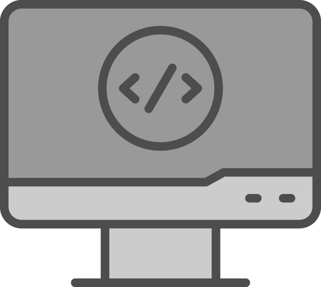 Code Vector Icon Design