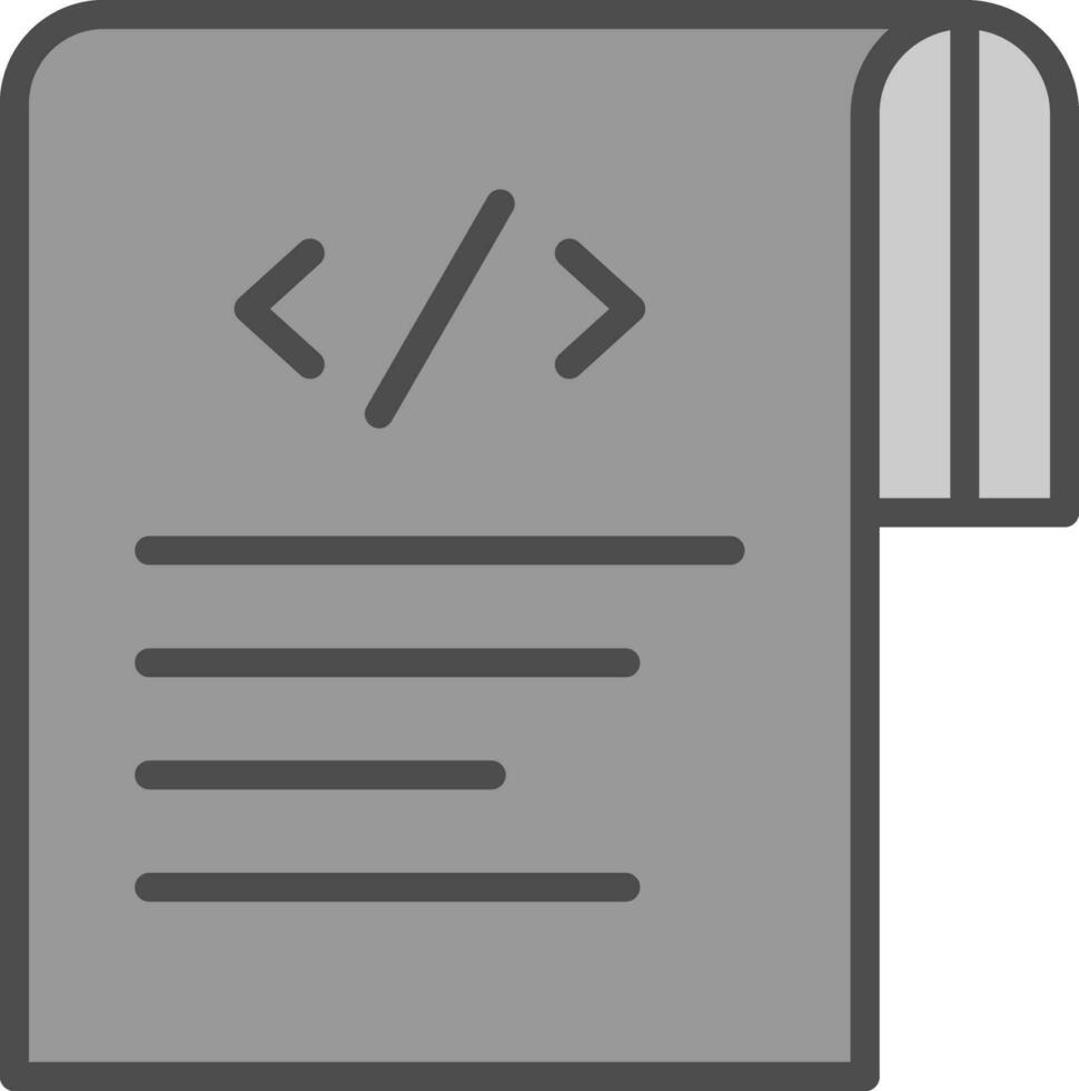 Coding Vector Icon Design