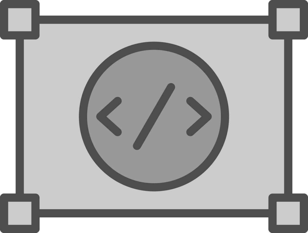 Coding Vector Icon Design