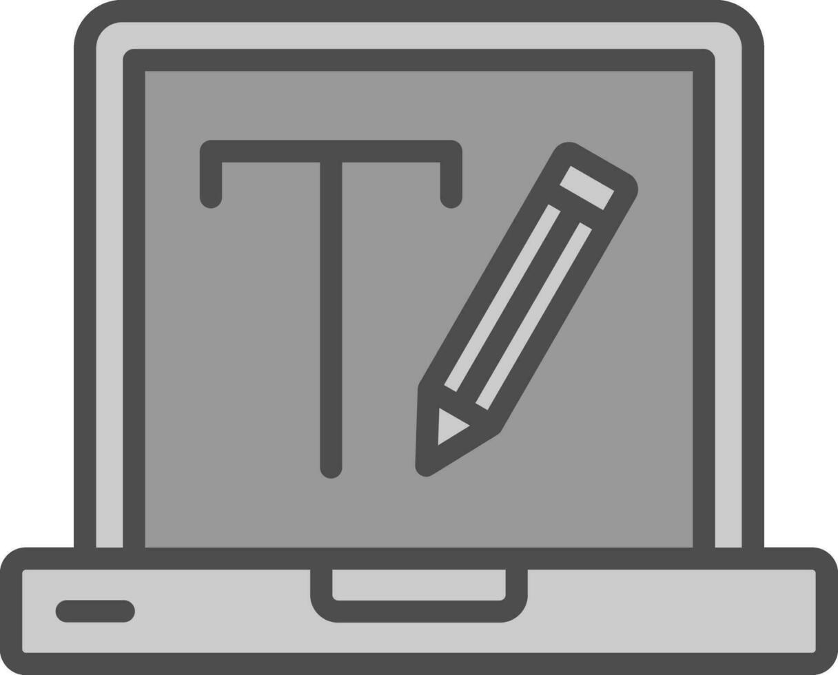 Edit Text Vector Icon Design